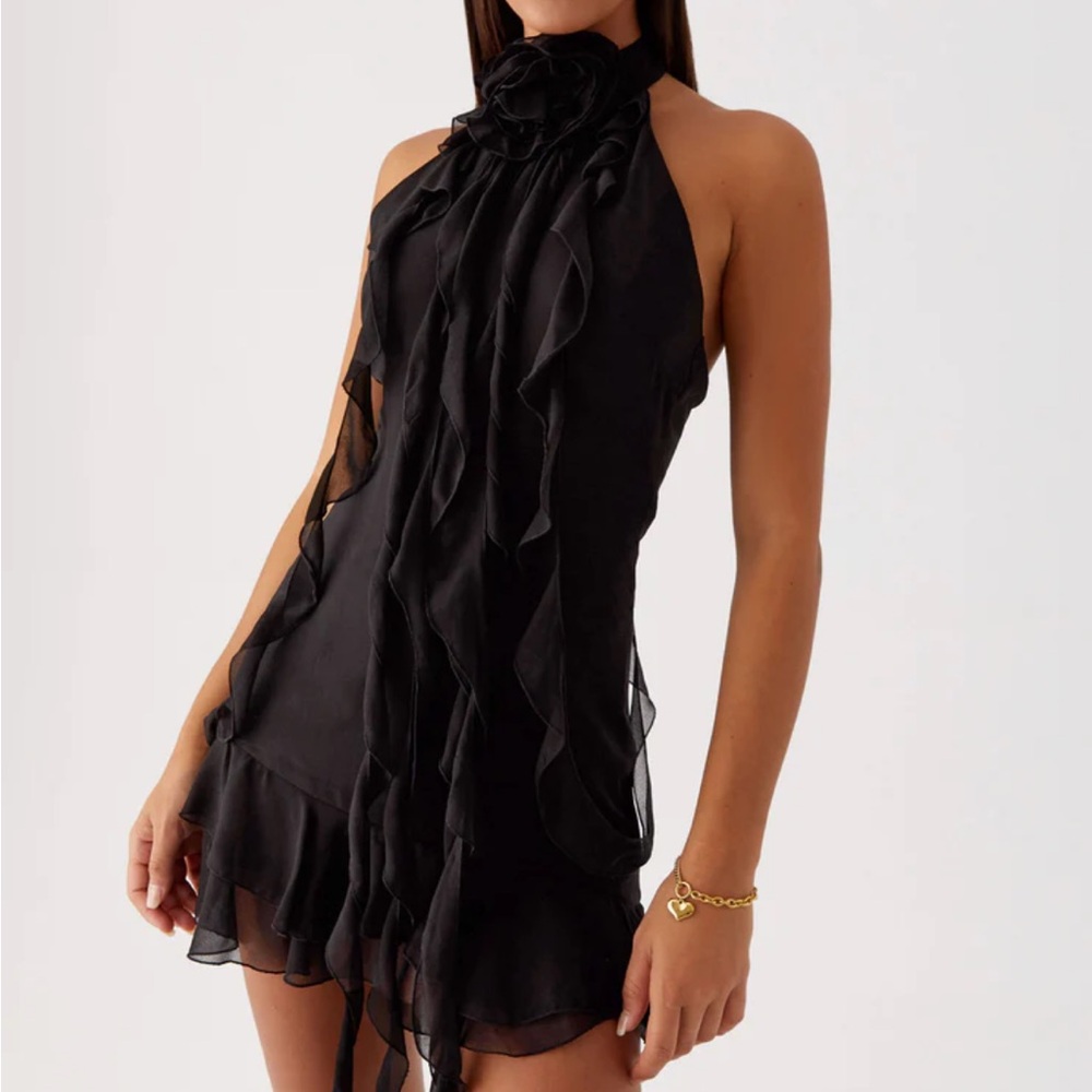 Peppermayo Black Mini Dress